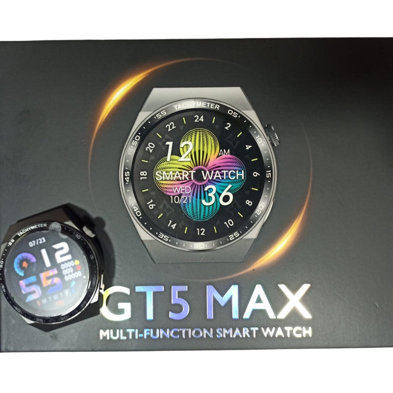 Smartwatch GT5 MAX Carga Inalambrica + 2 Pulseras